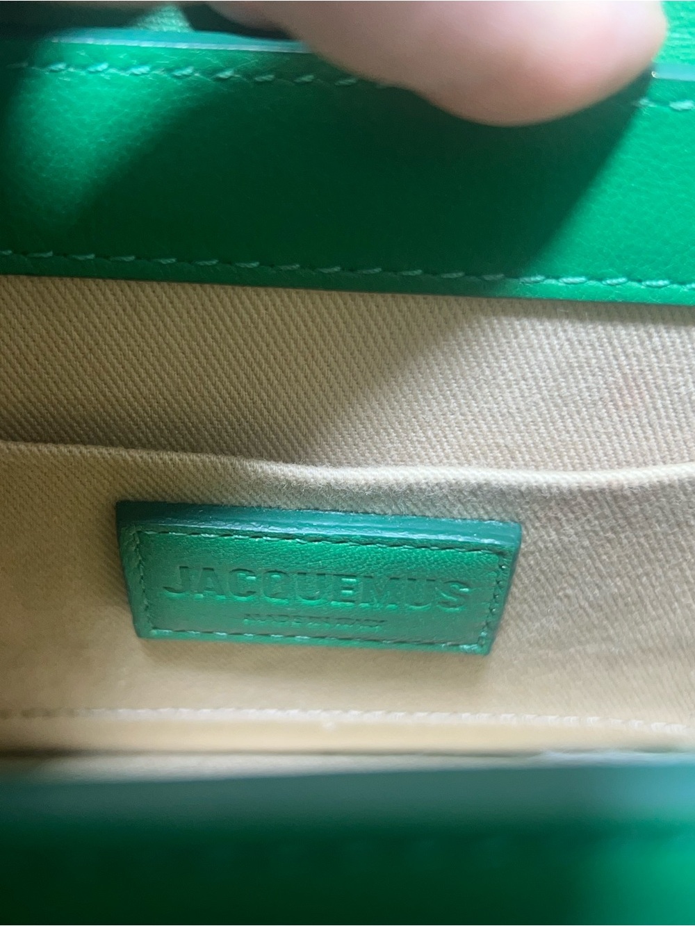 Jacquemus Emerald Green Mini Top-Handle Le Chiquito Crossbody - Picture 10 of 12